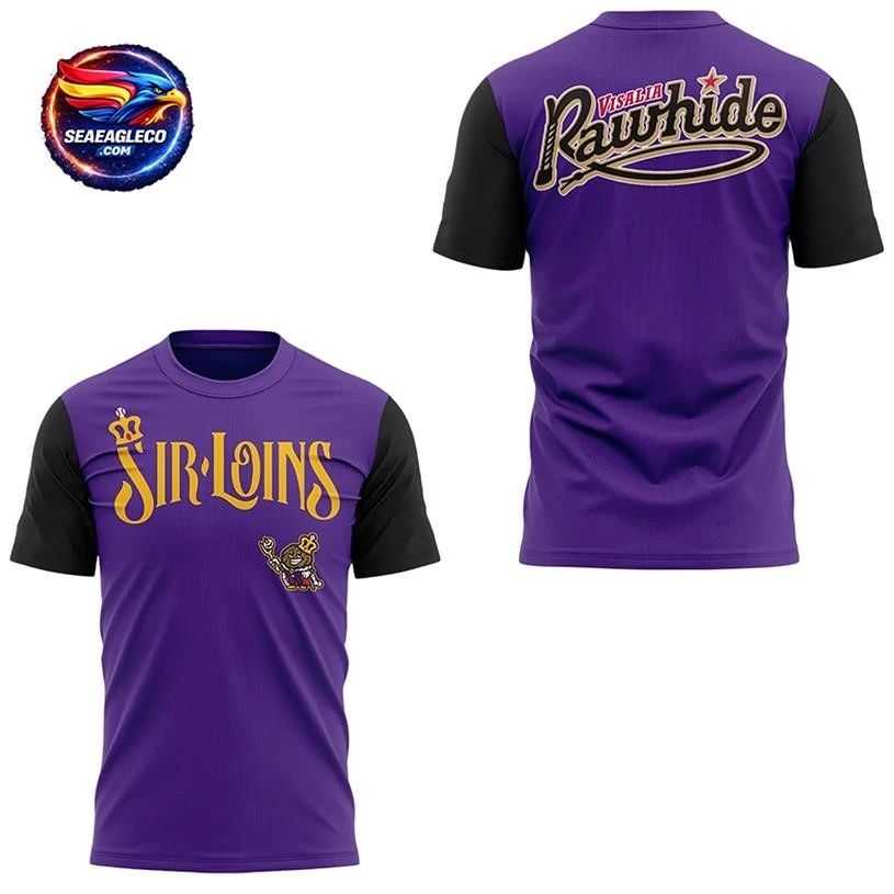 2026 Visalia Rawhide Capital City Sir Loins Two Sided Shirt
