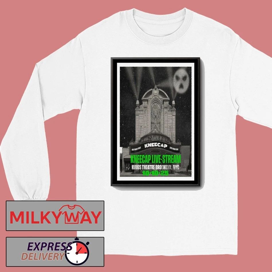 Oct 10, 2025 Kneecap Concert Kings Theatre in Brooklyn, NY Poster shirt