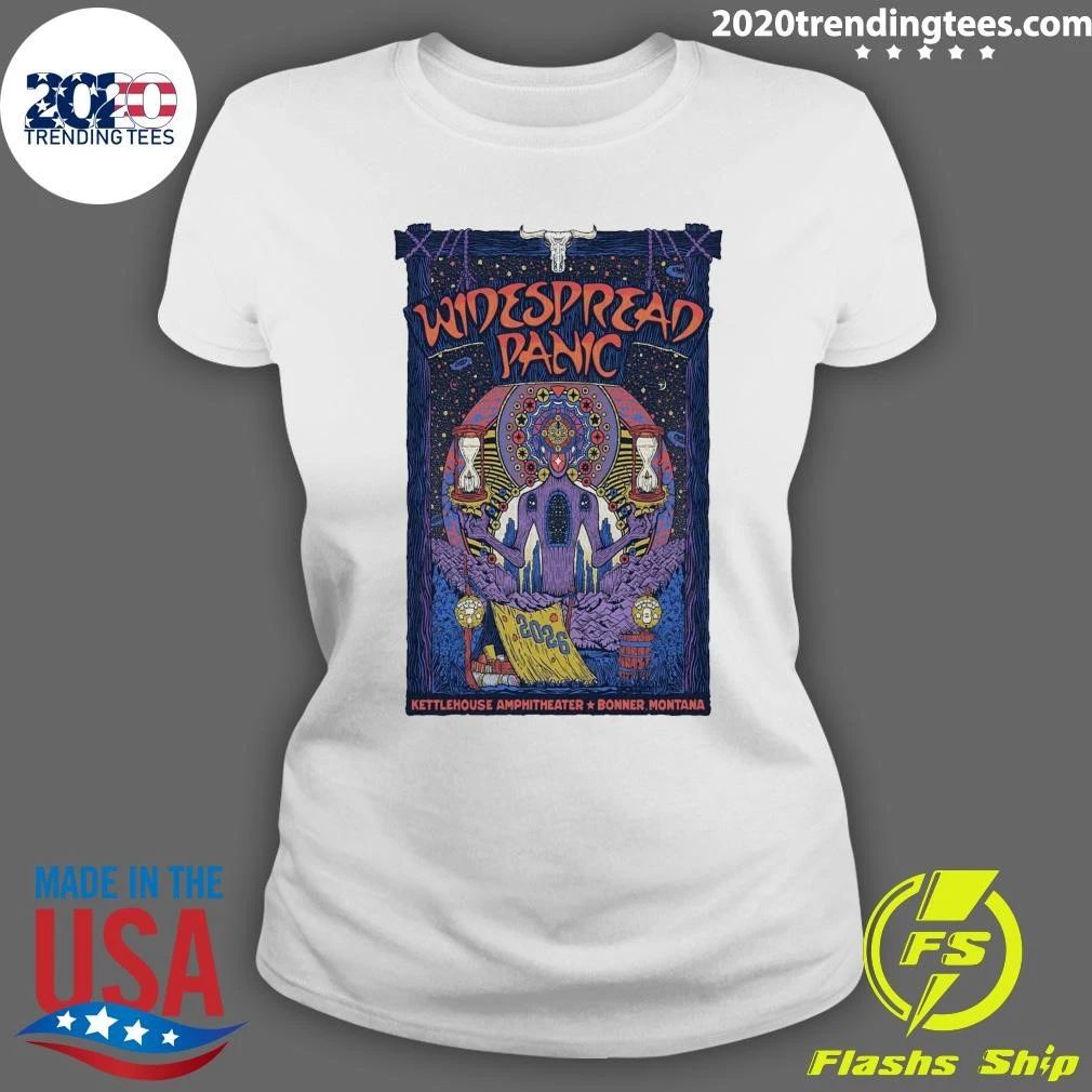 Widespread Panic Bonner MT July 7-8, 2026 Kettlehouse Amphitheater Bonner Montana Shirt