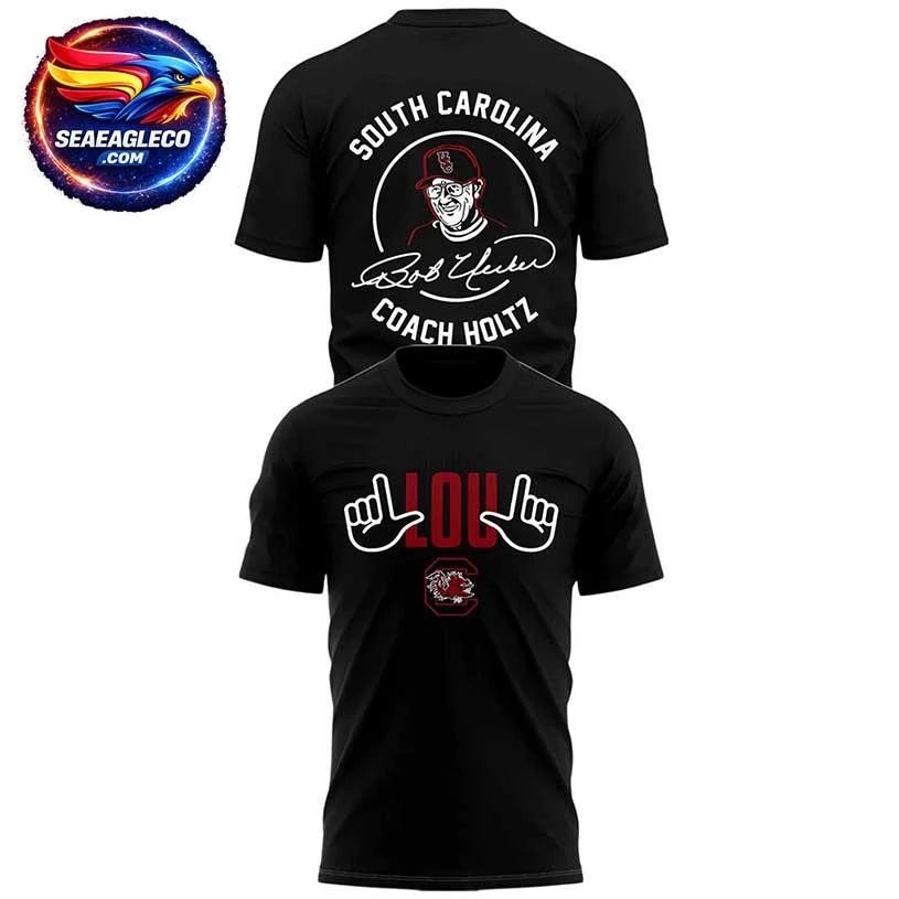 Coach Lou Holtz South Carolina 1937 2026 Tribute Two Sided Shirt
