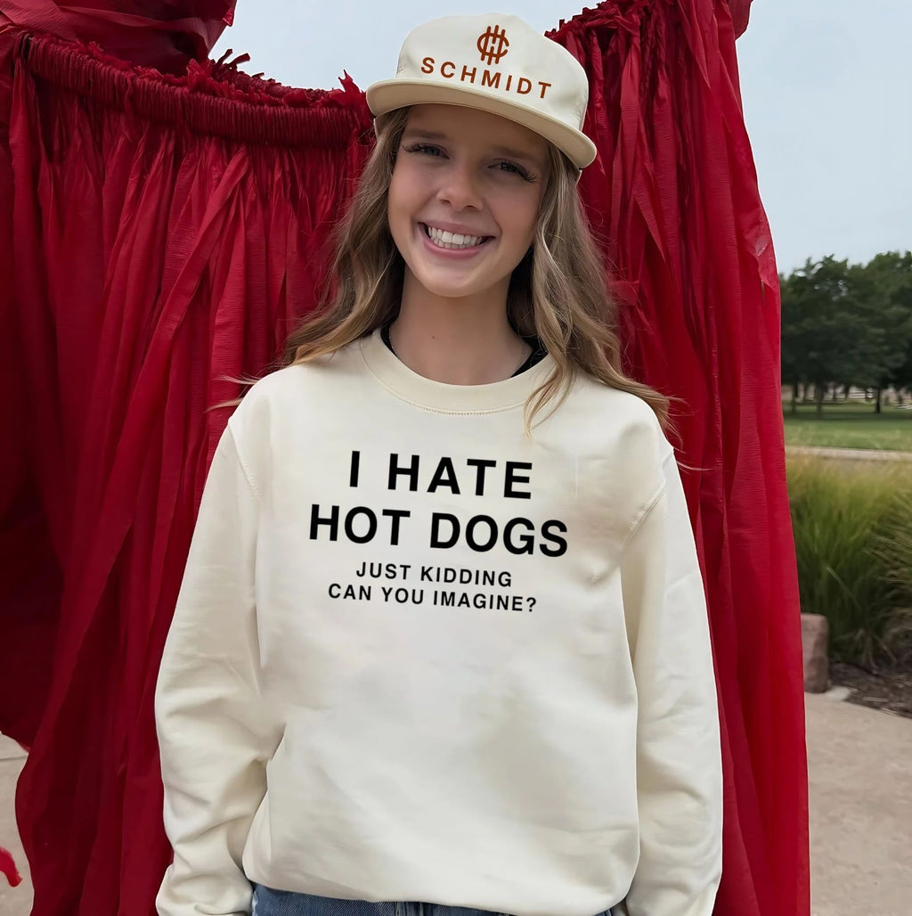 I Hate Hot Dogs Just Kidding Can You Imagine Shirt