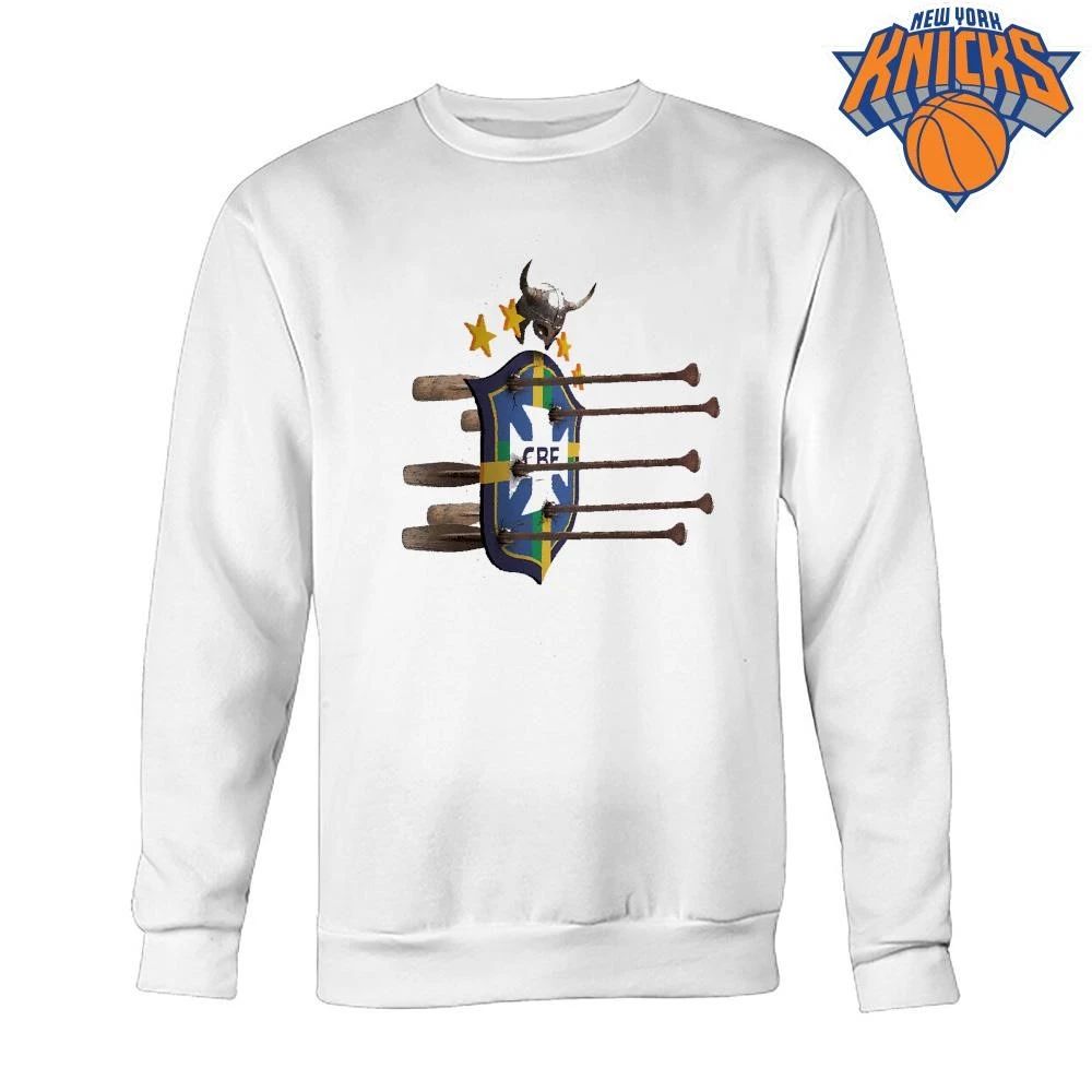 Viking Shield Norway Brazil Crest Football Concept Graphic shirt