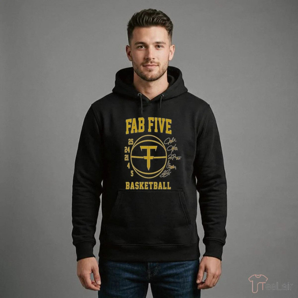 FAB FIVE Michigan Basketball Shirt