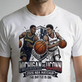 Michigan Vs UConn 2026 NBA MatChup The Battle Is On Shirt