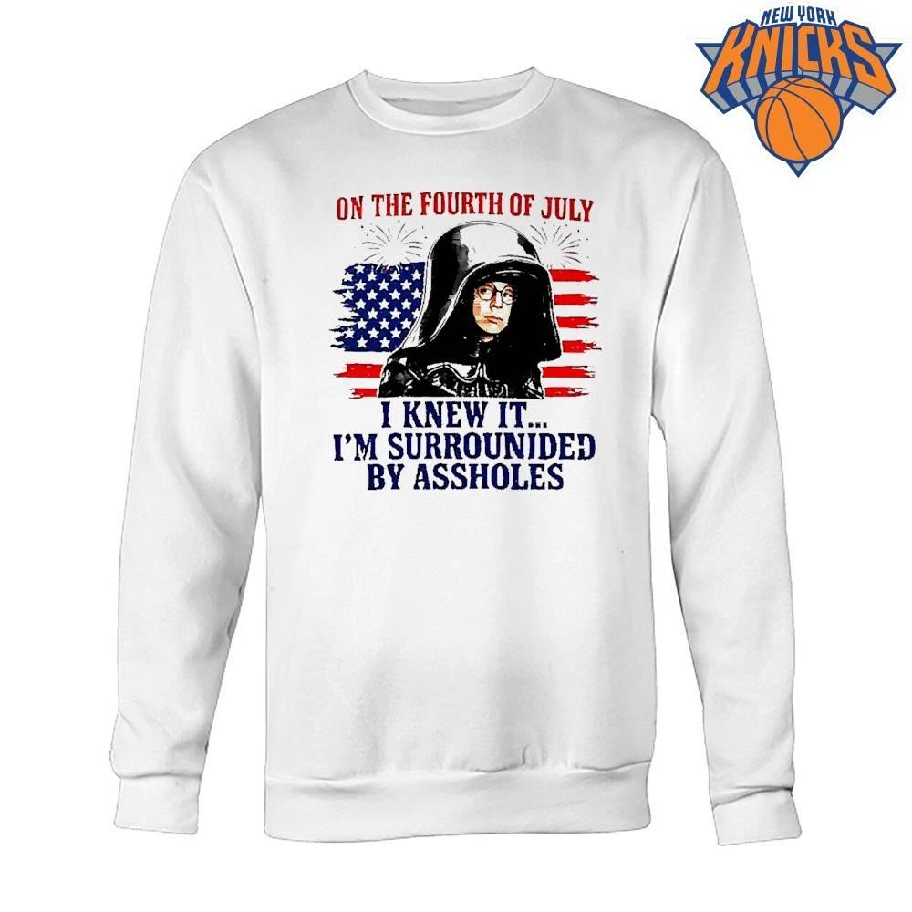 Lord Dark Helmet On the Fourth of July I Knew It I’m Surrounded by Assholes shirt