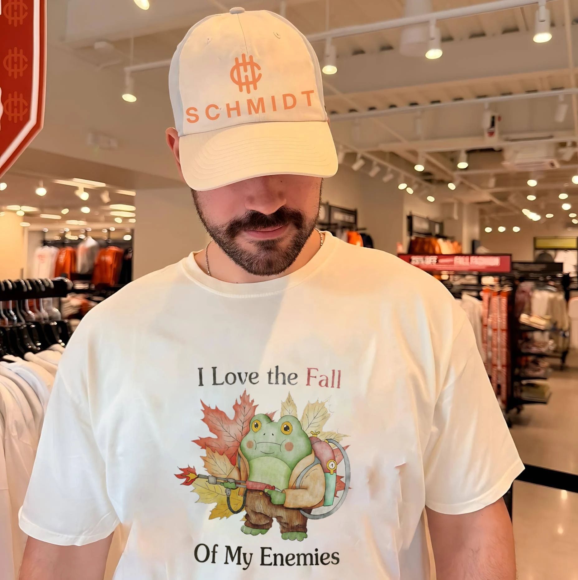 Frog with Flamethrower I Love the Fall of My Enemies shirt