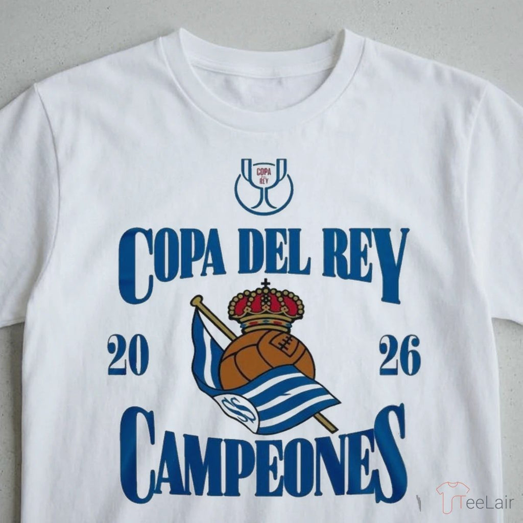 Real Sociedad 2026 Copa Del Rey Champions Shirt
