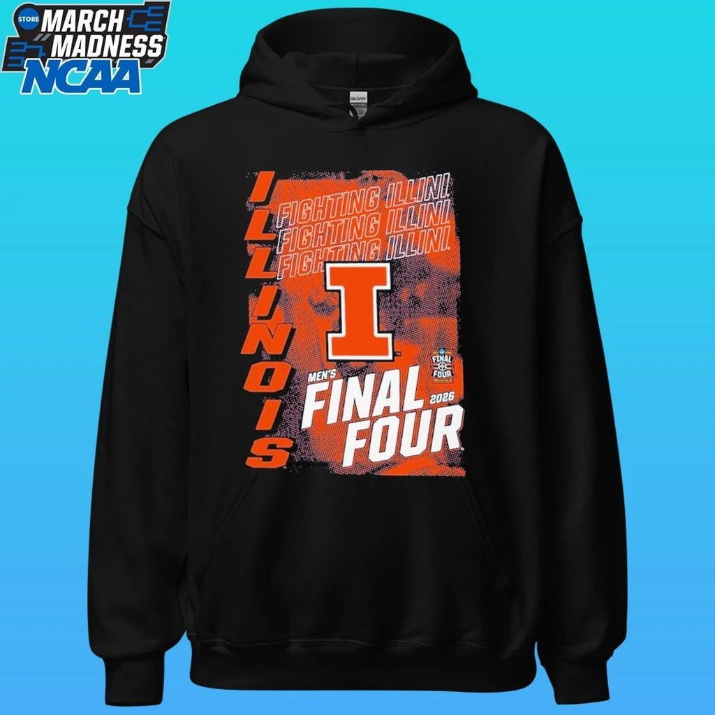 Illinois Fighting Illini Outerstuff Youth 2026 Ncaa Men’s Basketball Tournament March Madness Final Four Shirt