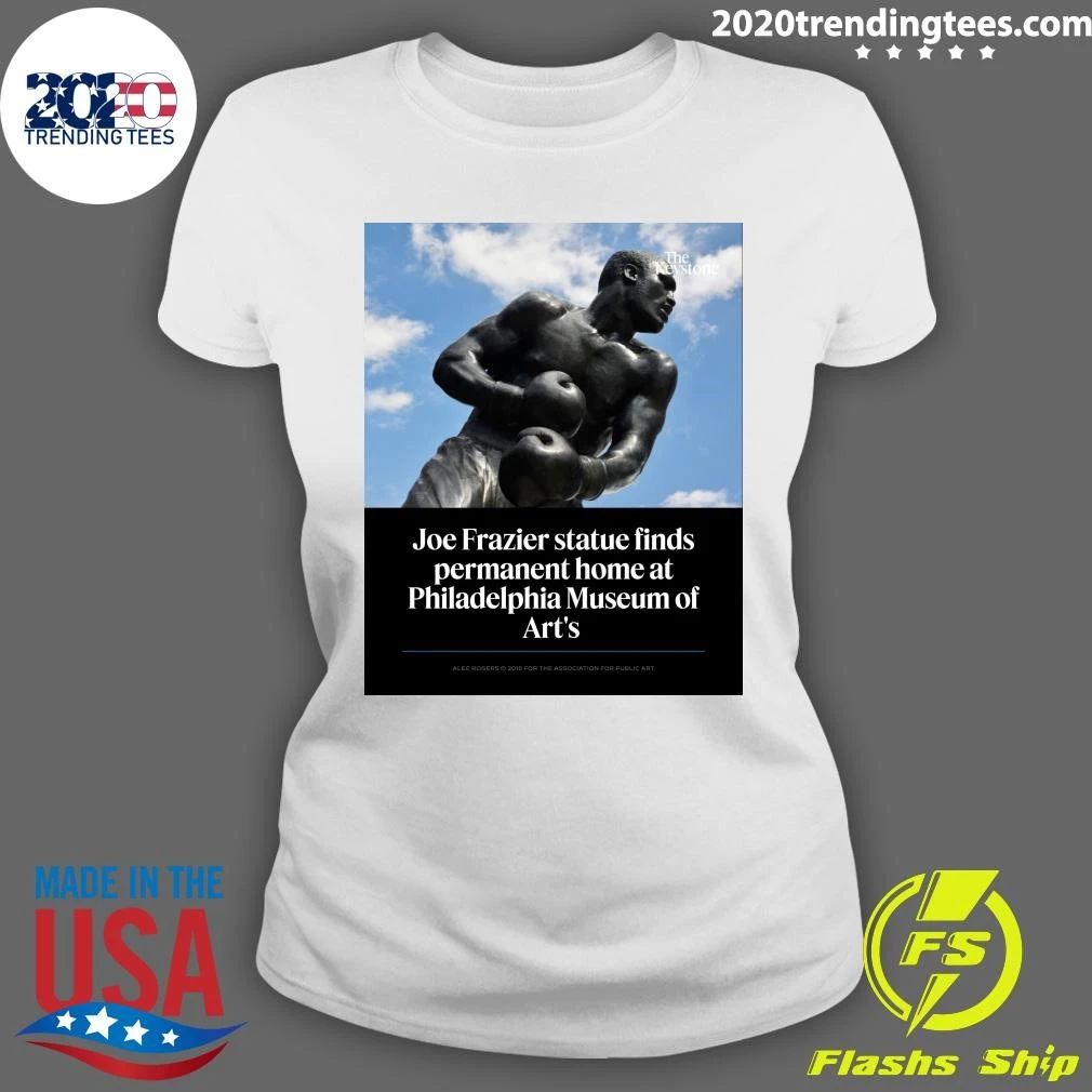 Joe Frazier statue finds permanent home at Philadelphia Museum of Art’s Shirt