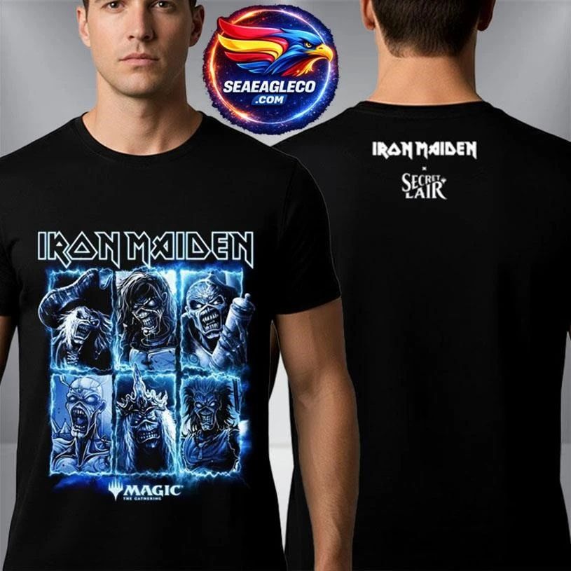 Iron Maiden x Secret Lair Eddie Unchained Magic The Gathering Two Sided Shirt