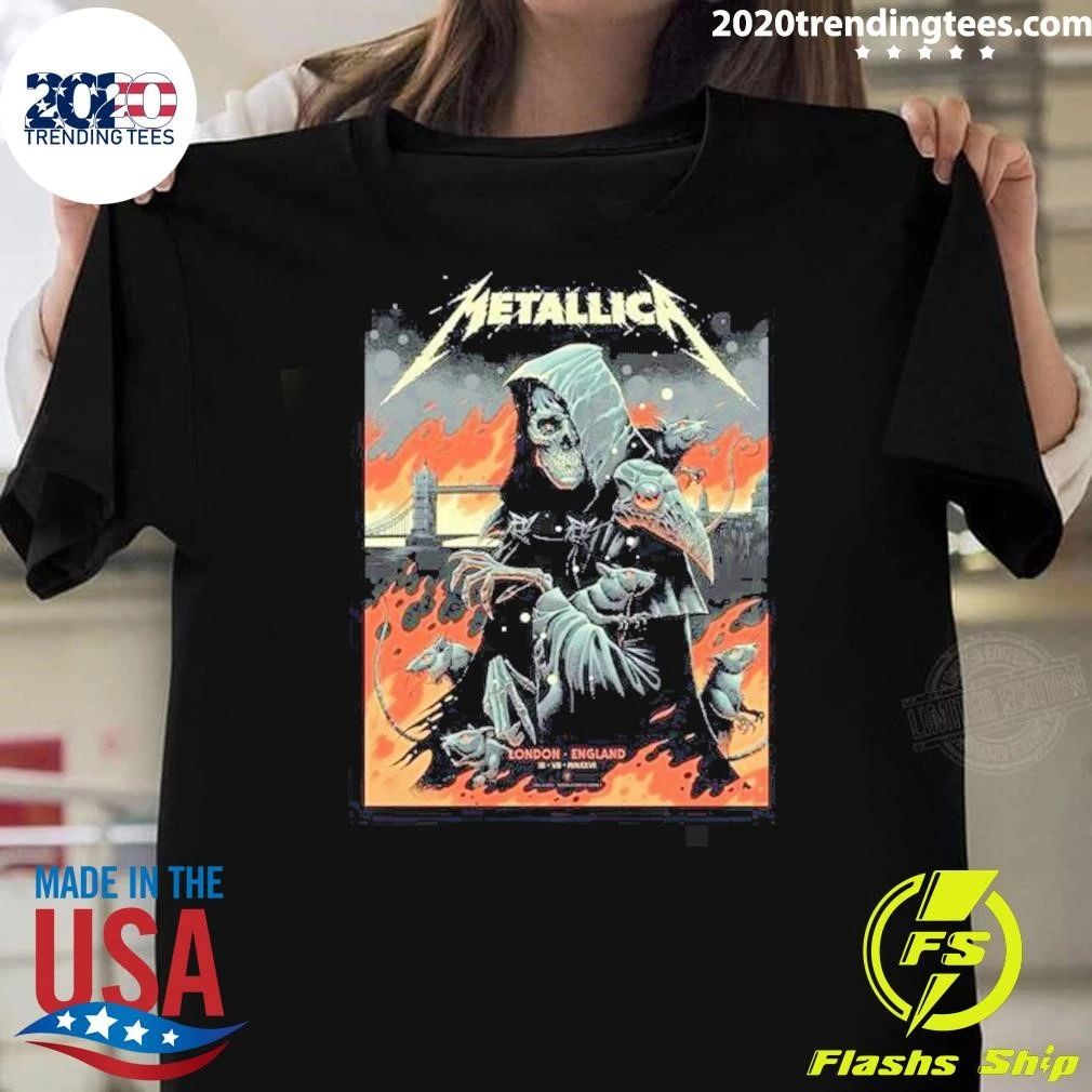 Metallica M72 London England 2026 Night 1 Venue At London Stadium On 3 July 2026 Art Shirt