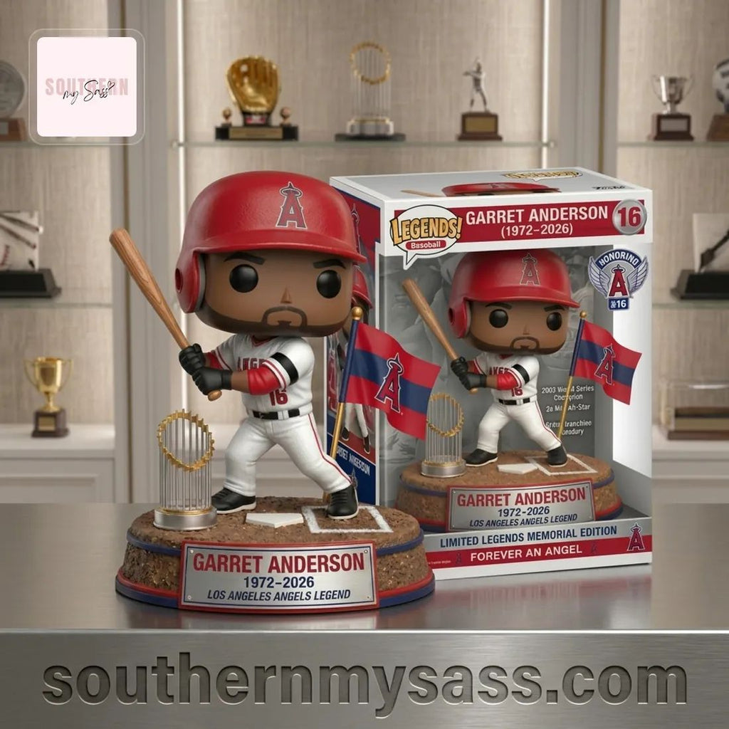 Los Angeles Angels Garret Anderson Legends Memorial Funko Pop Figure Doll