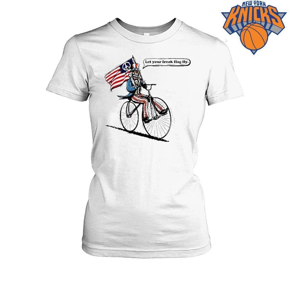 Uncle Sam Skeleton Let Your Freak Flag Fly shirt