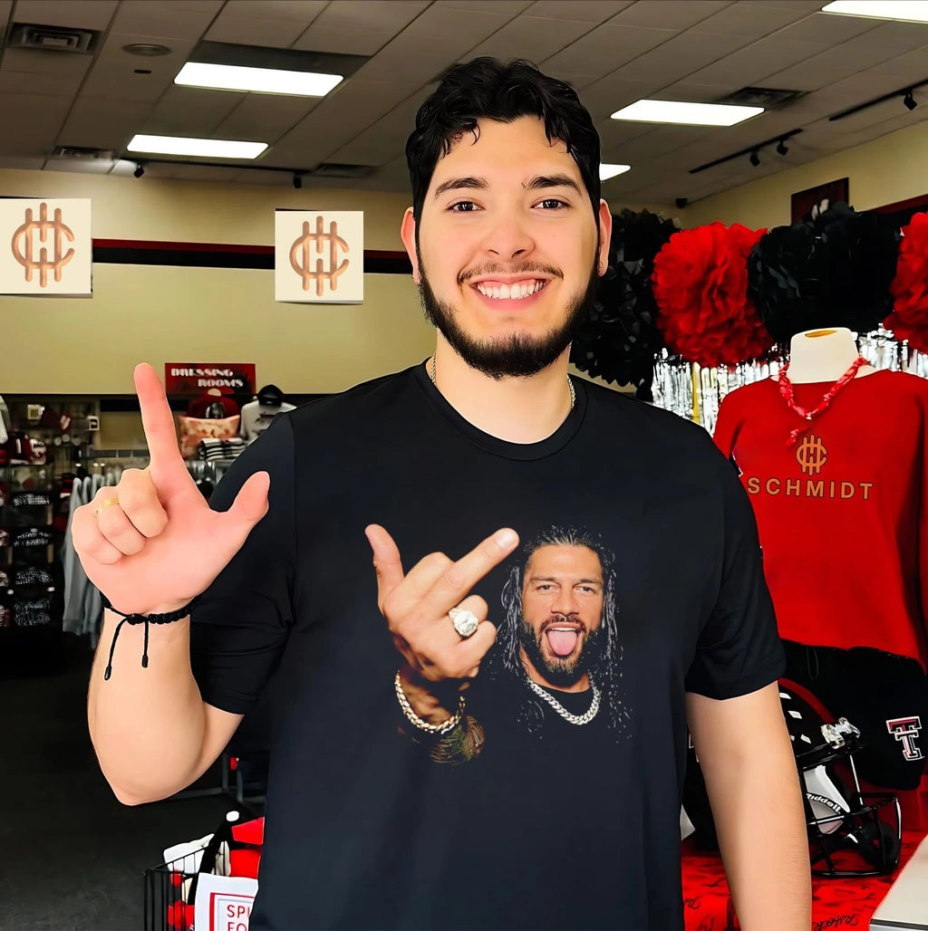 Roman Reigns middle finger vintage shirt