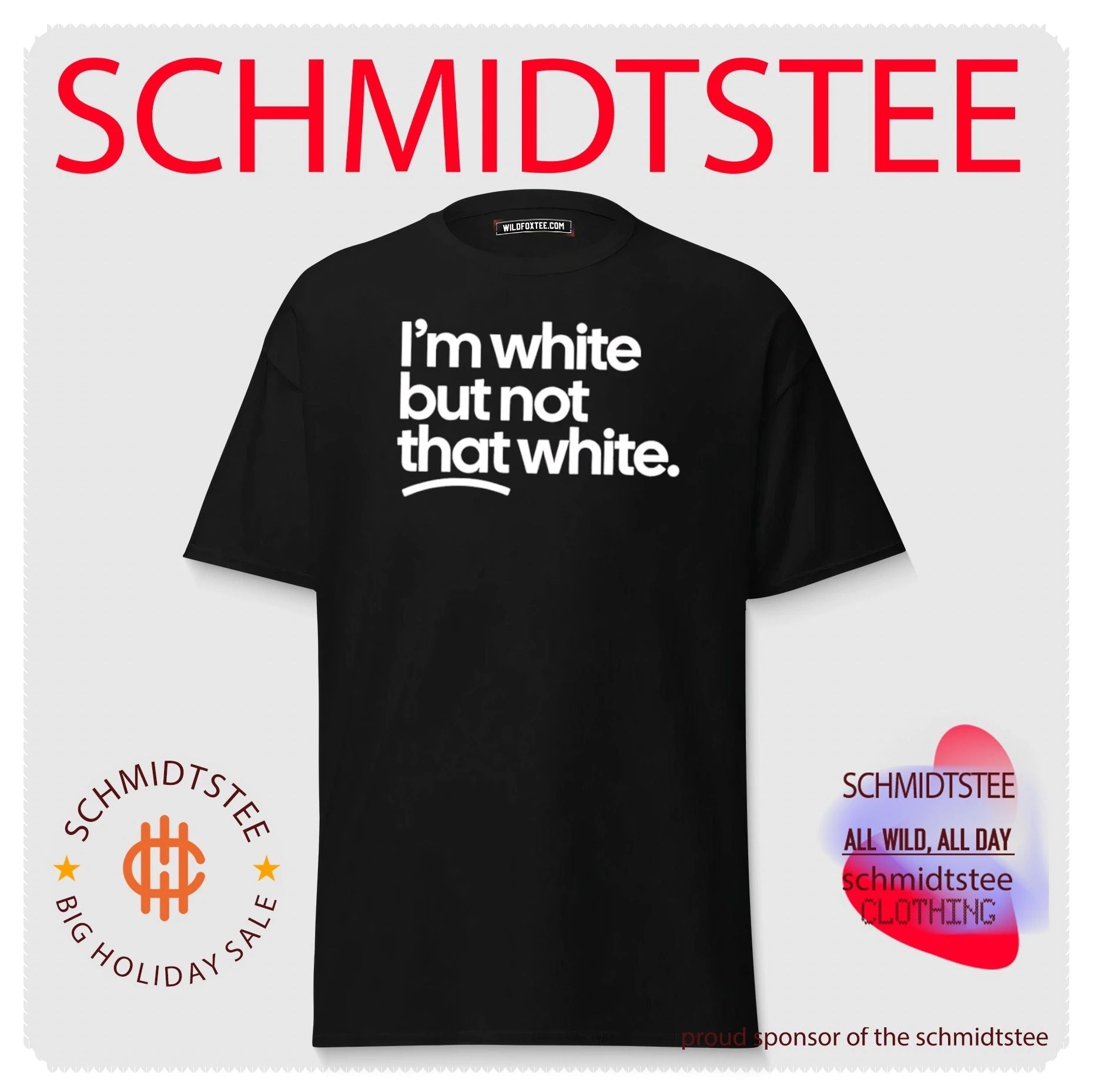 I’m white but not that white shirt
