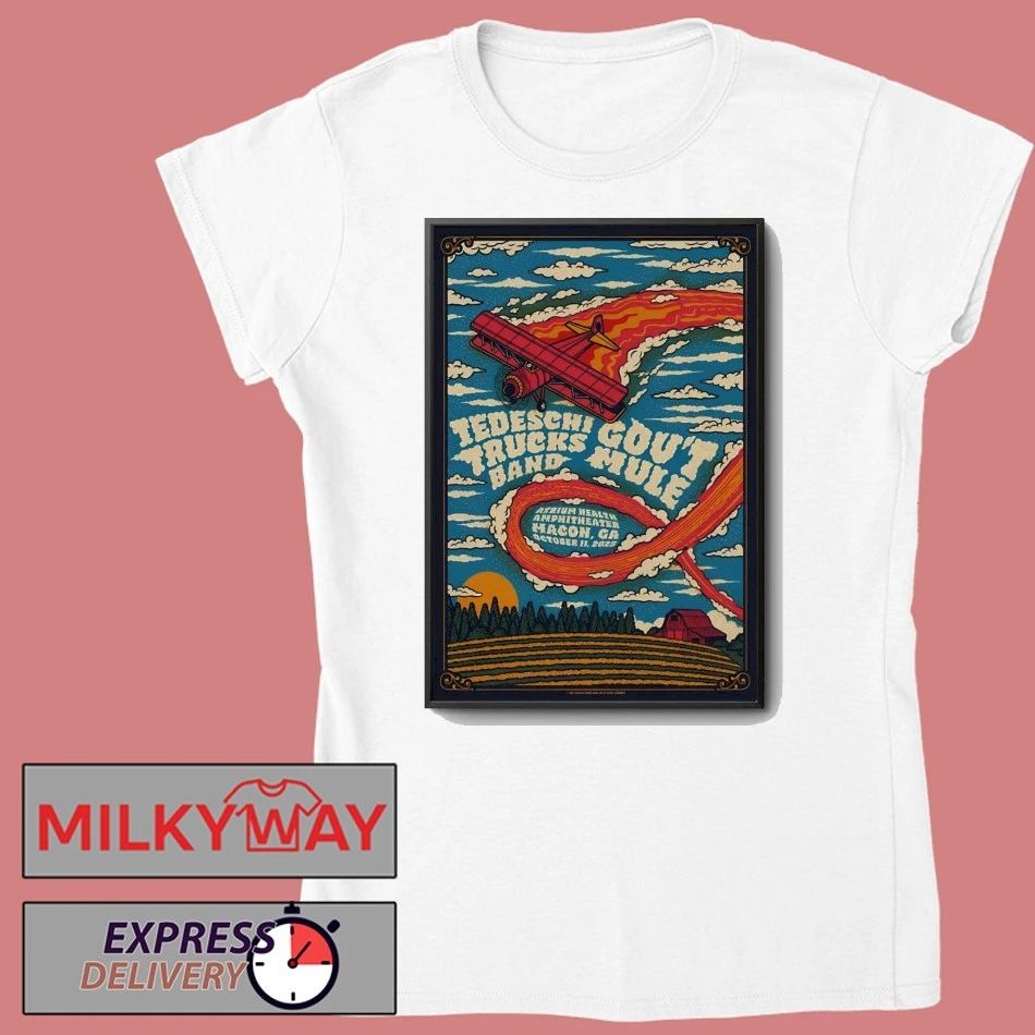 Tedeschi Truck Band Oct 11 2025 Atrium Health Amphitheater in Macon GA Poster shirt