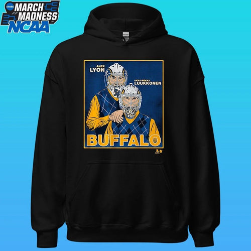 Alex Lyon & Ukko-pekka Luukkonen Buffalo Family Portrait Shirt