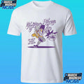 Fighting Tigers Lsu Baseball Eat Em Up Tigers Eat Em Up Lavender Ringer Shirt