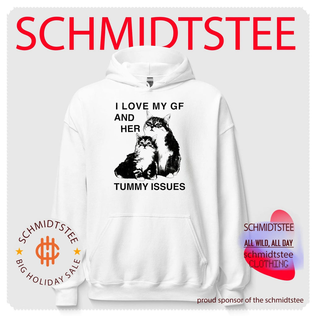 I Love My GF and Her Tummy Issues funny cat shirt