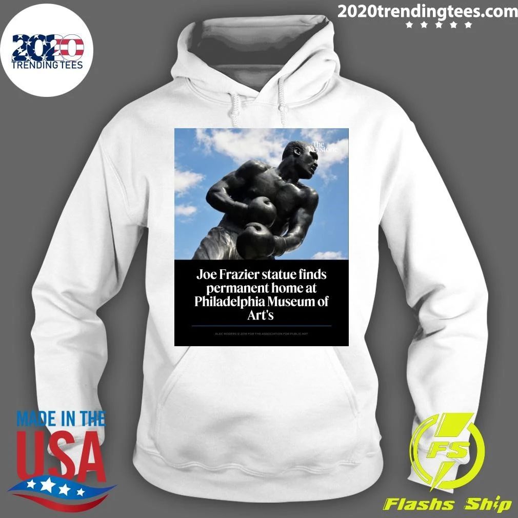 Joe Frazier statue finds permanent home at Philadelphia Museum of Art’s Shirt