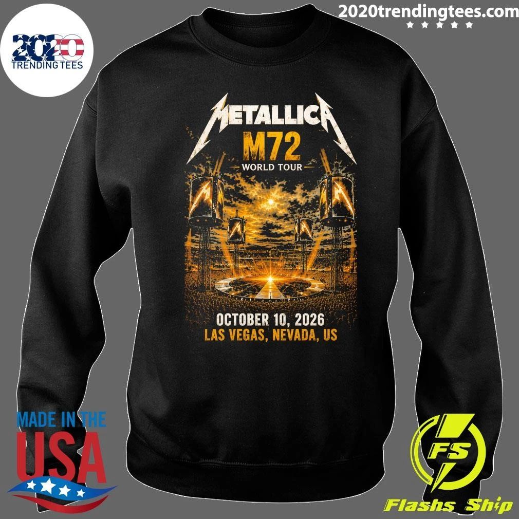 Metallica M72 World Tour Las Vegas, Nevada, U.S. October 10, 2026 Shirt