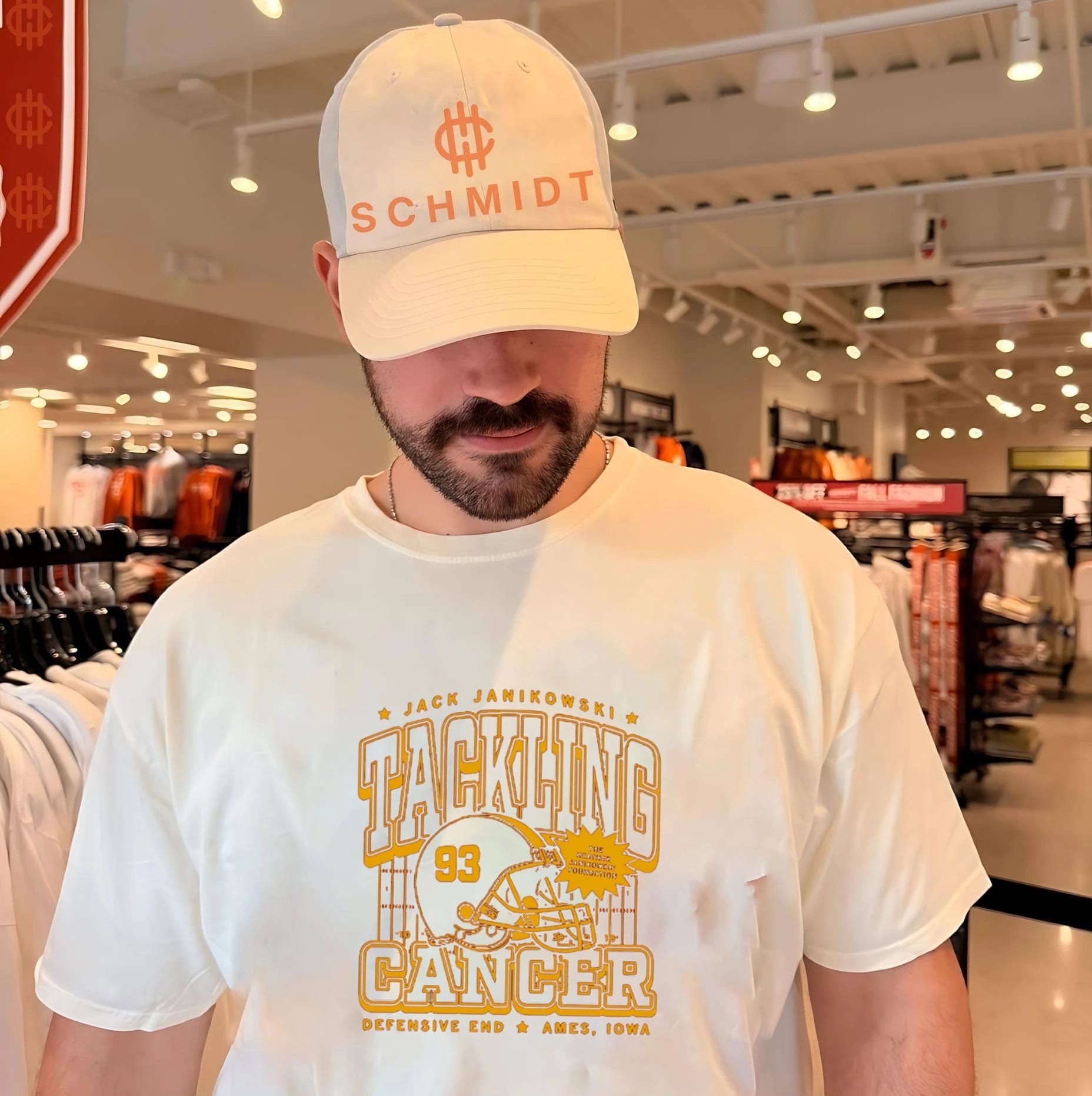Jack Janikowski Tackling Cancer Ames Iowa Football shirt