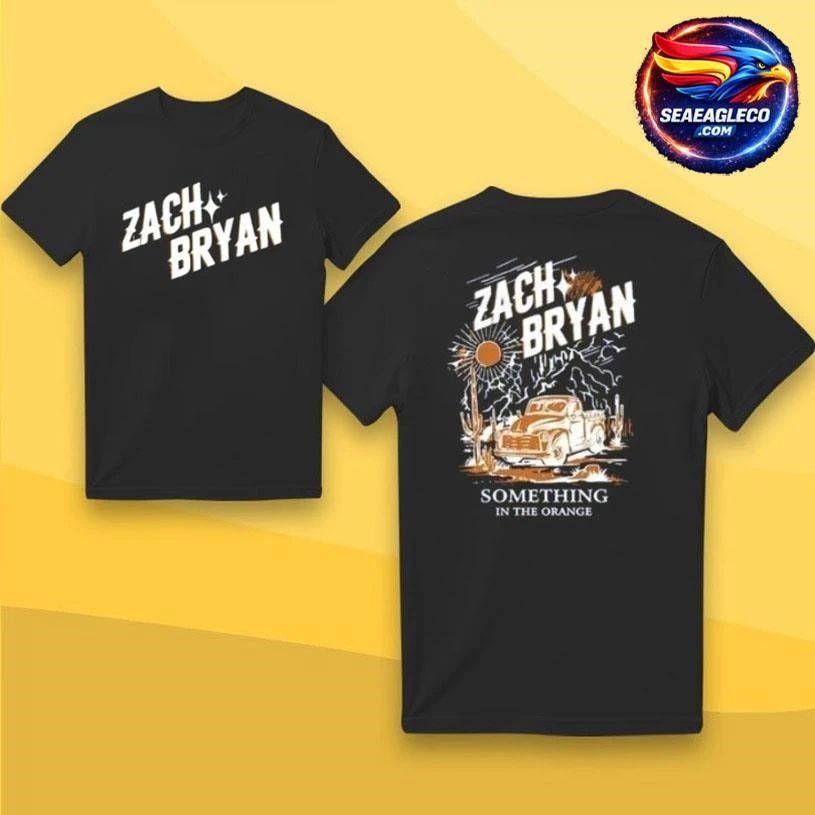 Zach Bryan Something in the Orange Country Music 2026 Two Sided Shirt