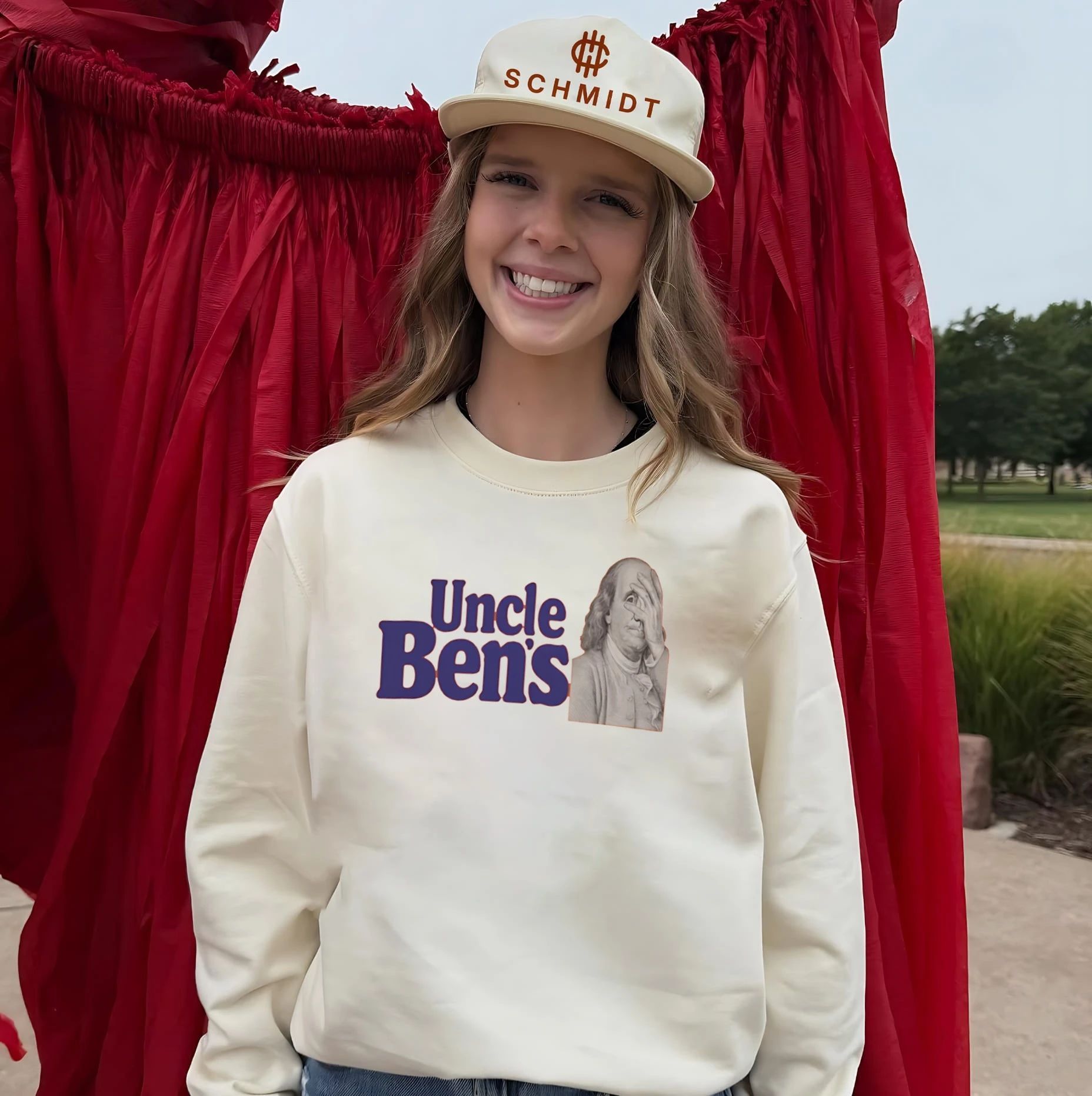 Benjamin Franklin Uncle Ben’s Parody funny shirt