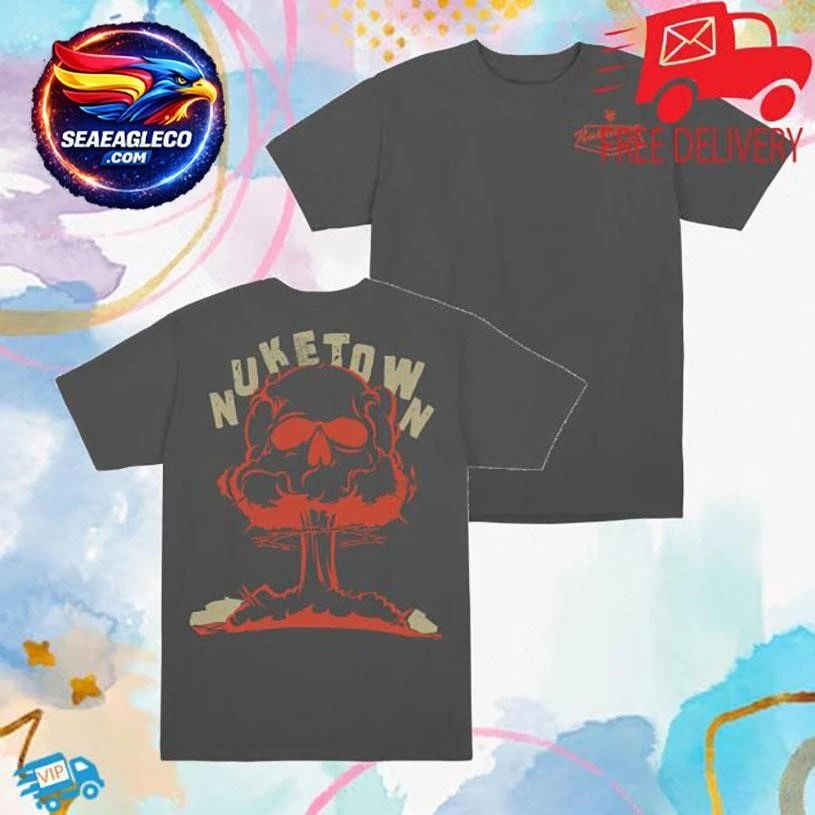 Call Of Duty Call Of Duty Nuketown Skull Cloud Two Sided Shirt