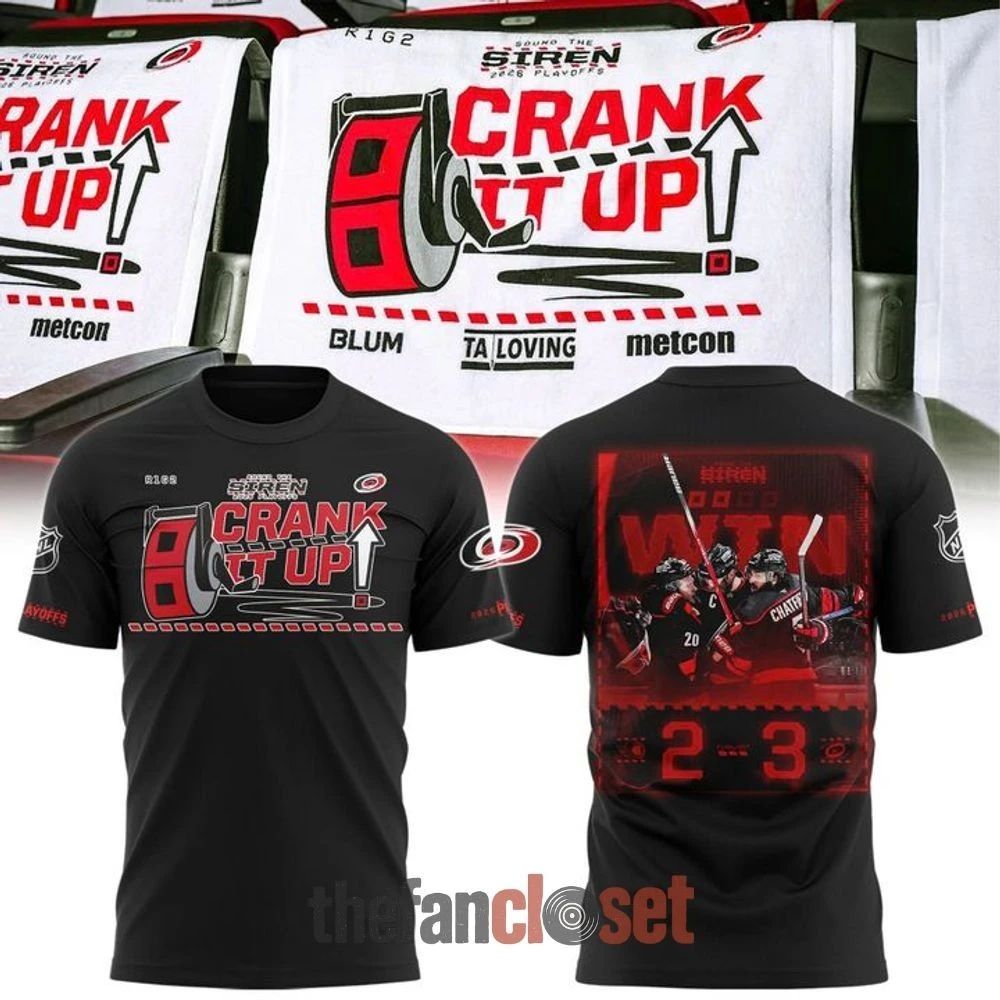 Carolina Hurricanes 2026 “Crank It Up” Black Special Shirt