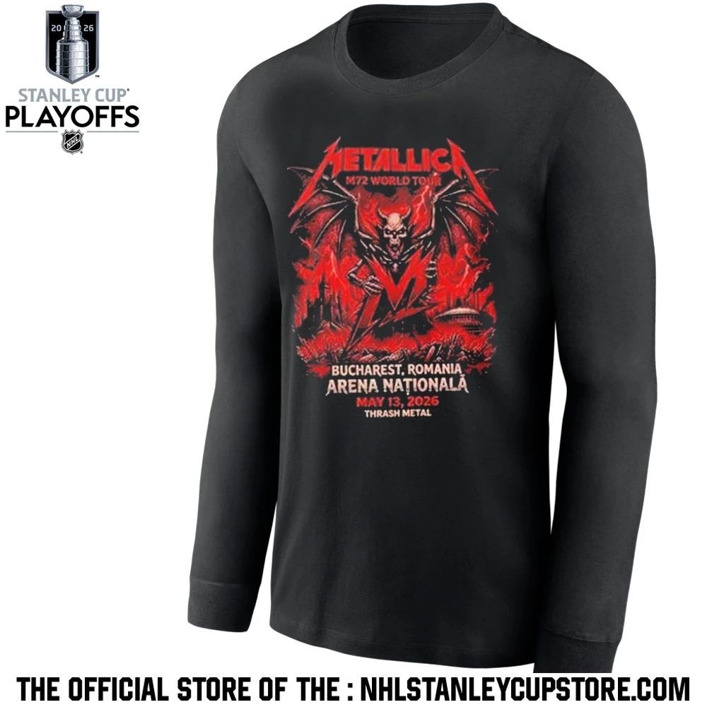 Metallica M72 World Tour Bucharest Romania On May 13 2026 At Arena Nationala Bucuresti Romania Shirt