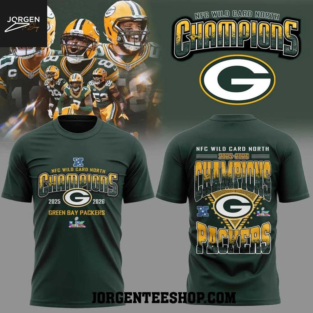 Green Bay Packers NFC Wild Card North Champions 2025-2026 Shirt