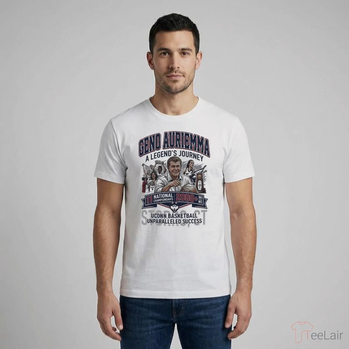 UConn Coach Geno Auriemma Sport Shirt
