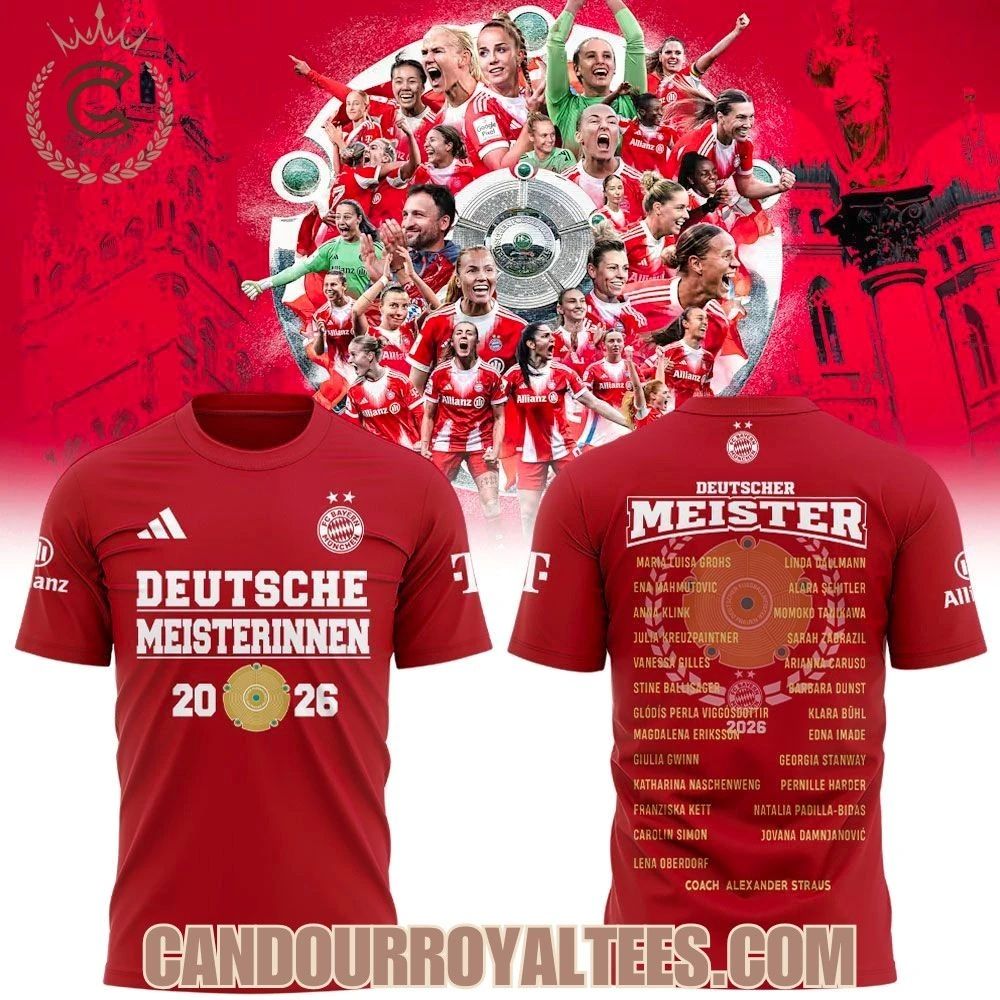 FC Bayern Frauen Meisterinnen 2026 shirt