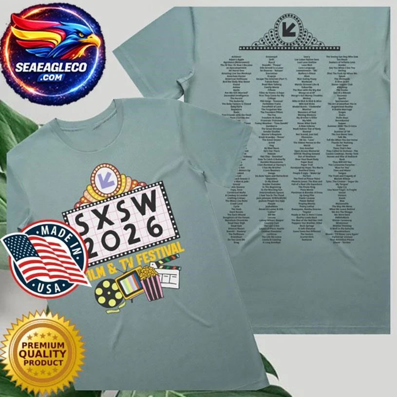 Sxsw 2026 Film & Tv Two Sided Shirt
