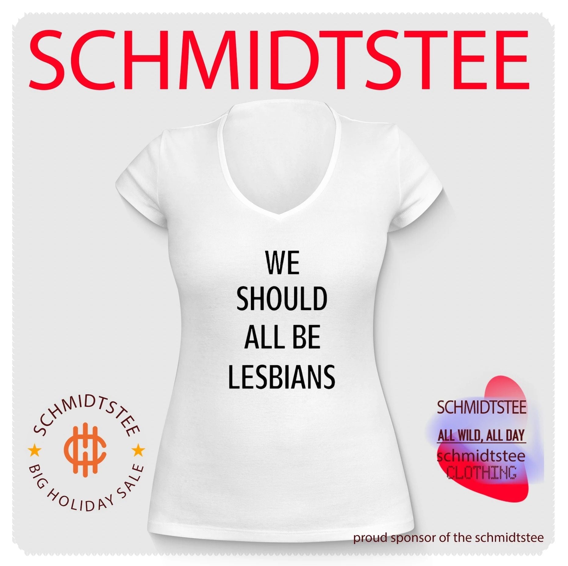 We Should All Be Lesbians LGBTQ feminist shirt