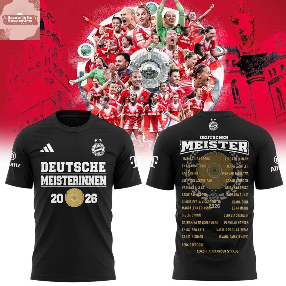 FC Bayern Frauen Women’s Bundesliga Champions 2026 shirt