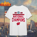 Wisconsin Badgers Ncaa Frozen Four Womens Ice Hockey National Champions 2026 Shirt