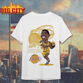 Magic Johnson Los Angeles Lakers NBA Signature Caricature Shirt
