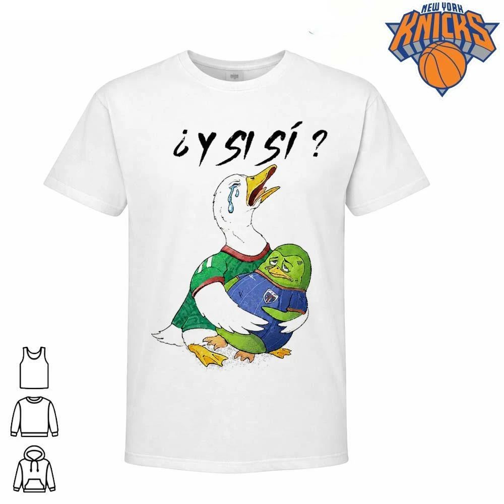 Y Si Si Crying Mexico Soccer Duck Surreal Shirt