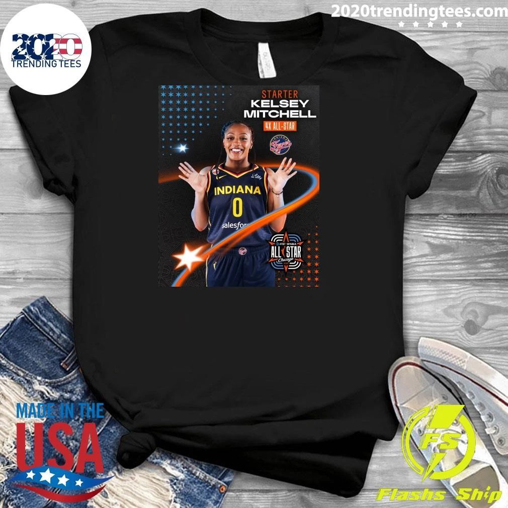 Starter Kelsey Mitchell Your Official 2026 AT&T WNBA All-Star Starters Shirt