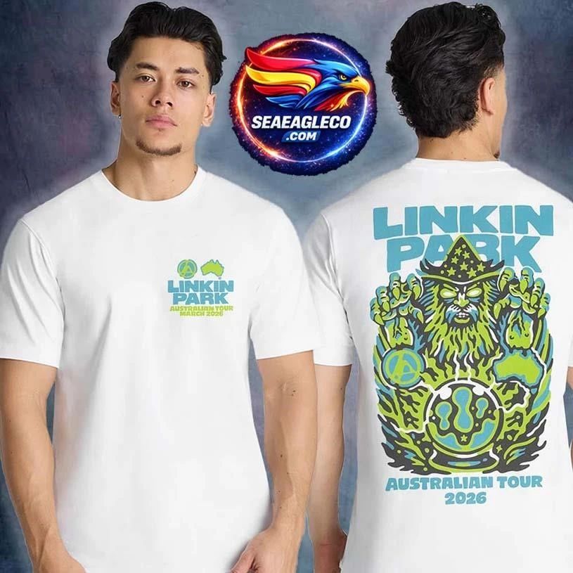 Linkin Park Australia New Zealand From Zero World Tour 2026 Wizard Two Sided Shirt