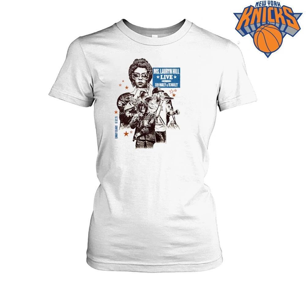 Ms Lauryn Hill Live with Zion Marley YG Marley concert Canary Islands music tour graphic print vintage T shirt