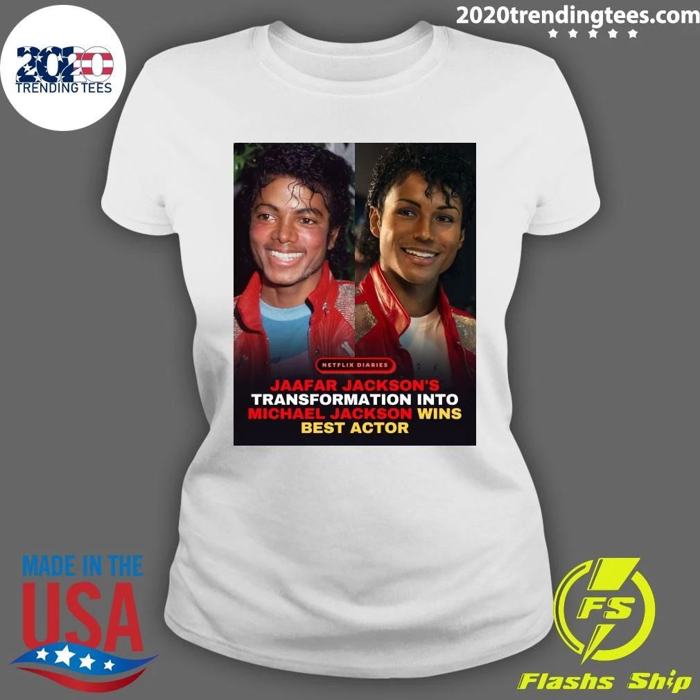 Jaafar Jackson’s Transformation Into Michael Jackson Wins Best Actor Shirt
