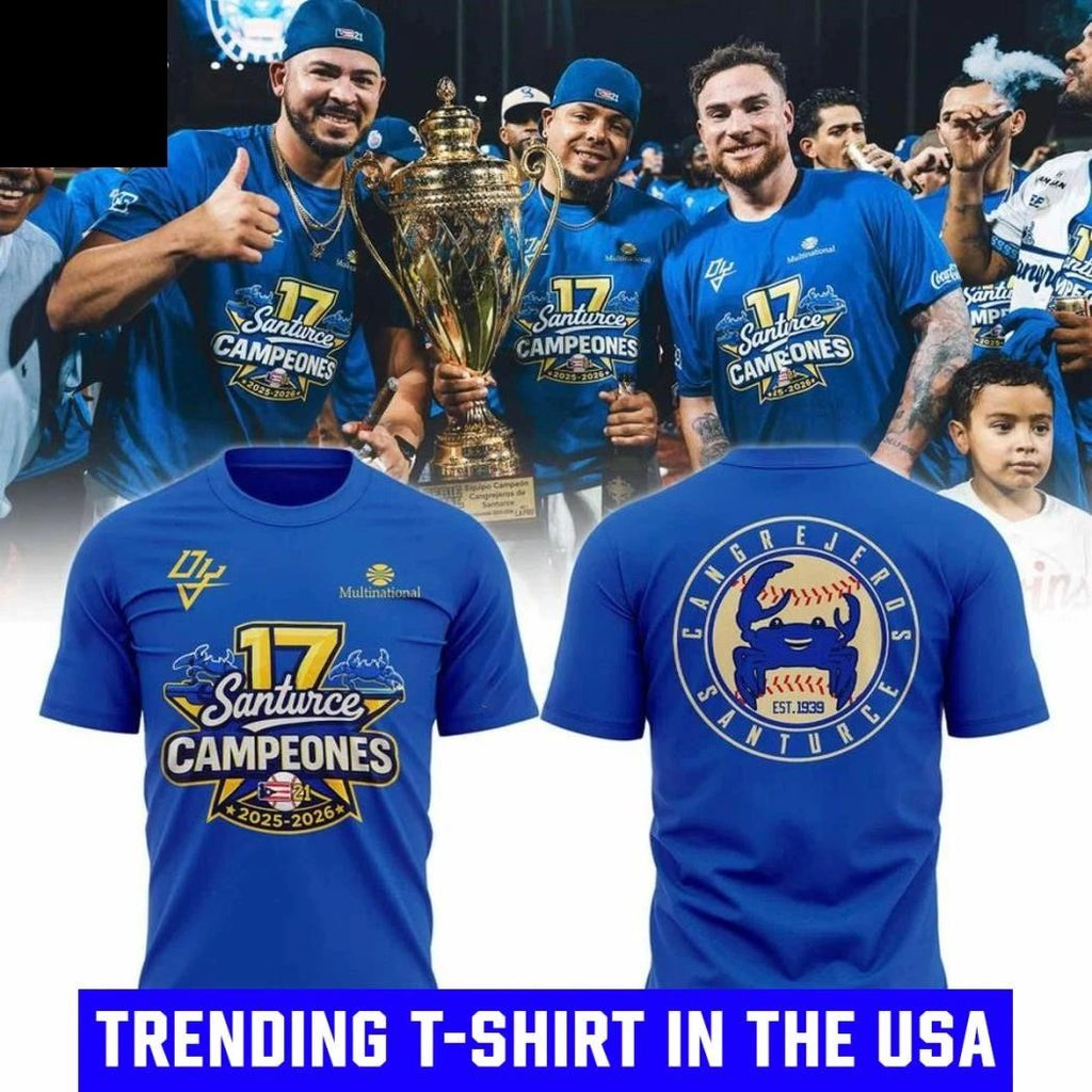 Cangrejeros De Santurce LBPRC 2026 Campeon Shirt