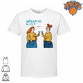 Weekend Mode Toasting Wine Glasses Redhair Girls Cartoon Fun Cheerful Graphic Shirt