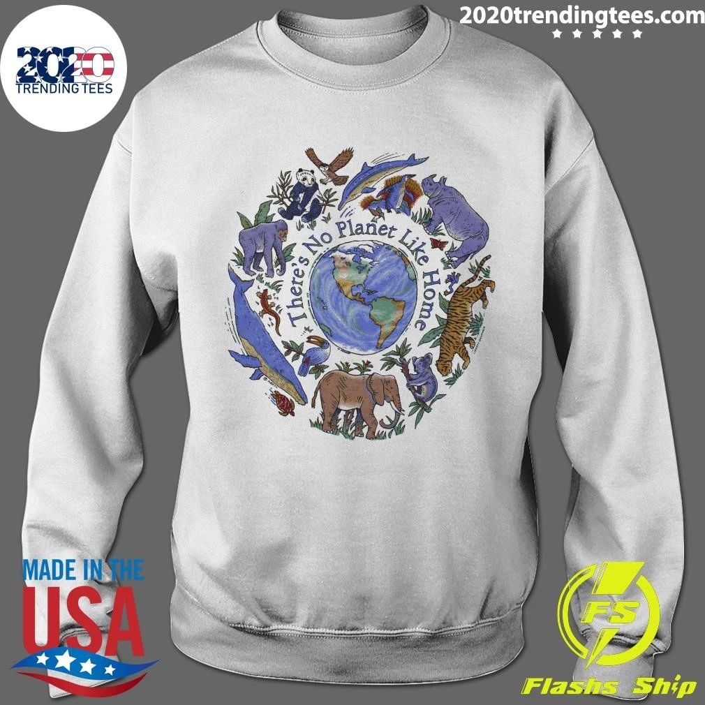 There’s No Planet Like Home Adult Natural 2026 Tee Shirt
