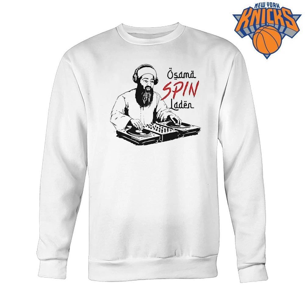 Osama Spin Laden DJ turntable parody music shirt