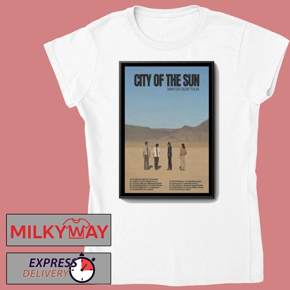 City Of The Sun Winter 2026 Tour Poster shirt