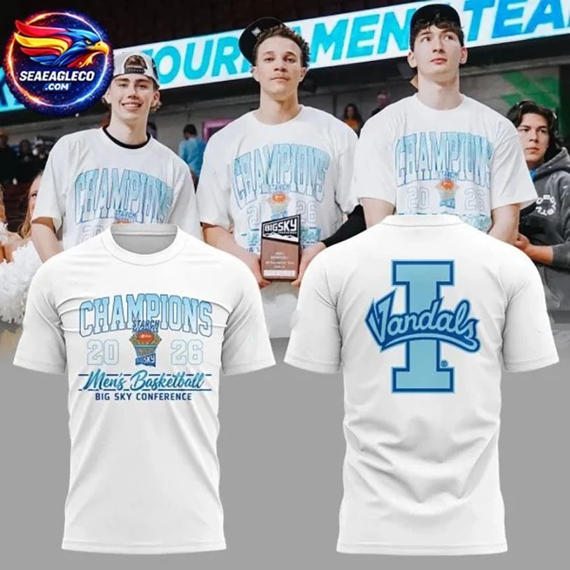 Idaho Vandals Big Sky Champions Edition For Fan Two Sided Shirt